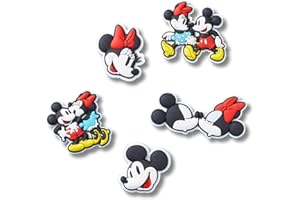 Crocs Minnie Mickey Cute 5 Pack, Breloques de Chaussure Mixte, Multicolore, Taille Unique