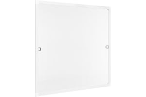 Ventanara® Insektenschutz Fliegengitter Fenster Spannrahmen Weiß RAL 9016 75 x 75 cm