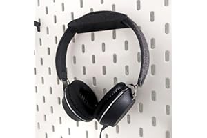 ULROAD Supporto per cuffie compatibile con piastra forata IKEA Skadis I Skadis accessori I fissaggio auricolare per lavagna