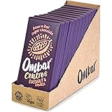 Vegan Chocolate - Ombar Centres Coconut & Vanilla (35g x 10 Bars) Organic Fair Trade, Dairy and Gluten Free Chocolate