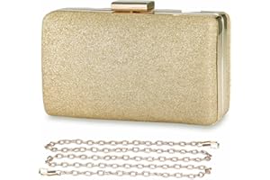 BAIGIO Bolsos Fiesta Sobre para Mujeres, Elegante Clutch Monedero del Banquete de Boda,Bolso Bandolera Mujer Boda Invitada,Handbag para Prom/Fiesta Boda Exterior/Cumpleaños
