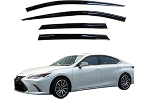 AUTO CLOVER Premium Wind Deflectors Set for Lexus ES 2019+ (4 pieces)