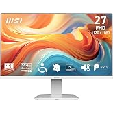 MSI 27" PRO MP273W E14A, Kurumsal Monit&ouml;r, FHD, 16:9, Flat, IPS, 144Hz, 1ms (MPRT), FreeSync, Beyaz