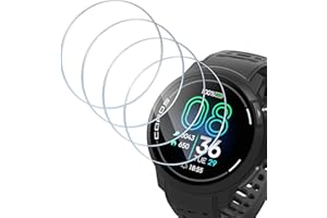 HidWee 4 Piezas Protector de Pantalla Compatible con COROS PACE Pro Cristal Templado, 9H Dureza [Anti-Burbujas] [Anti-arañazo] HD Vidrio Templado para COROS PACE Pro
