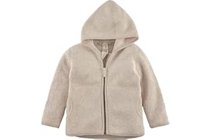 hessnatur Fleece-Jacke Mädchen und Jungen Unisex aus Reiner Bio-Baumwolle | nachhaltig und fair hergestellt (Fair Wear Foundation)