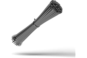 HEIGROUP HeiKab 100 opaski kablowe 200 x 3,6 mm – odporne na promieniowanie UV – minimalna wytrzymałość na rozciąganie 180 N/18,3 kg – czarne –