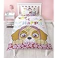 Paw Patrol Pals Skye Everest Rotary Print Duvet Set, Polycotton, Multi-Colour, Single