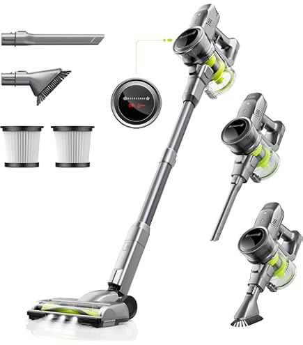 Aspirateur Vertical Vax Mach Air Energise - Multi-cyclonique, 1,5L, Léger, Avec Outils Pour Poils D'animaux