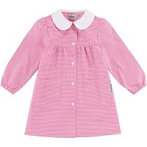 Grembiule scuola bambina Siggi Happy School 33GR7777 Quadretti Rosso