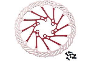 Bynccea Rotori Frein Disque pour vélo 160 mm 180 mm 203 mm avec 6 boulons Convient pour VTT BMX vélo de route VTT