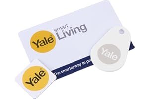 Yale P-YD-01-CON-RFIDM Telefon Tag Smart Door Lock Zubehör Bundle-Schlüsselkarte, Weiß