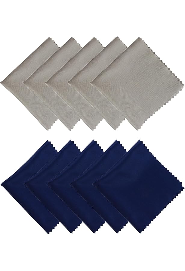 14 Lingettes Microfibre Pour Lunettes Et Écrans - Nettoyant Réutilisable Multicolore 18x15cm