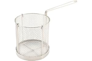 Genware SPB15 Stainless Steel Spaghetti Basket, 15 cm Width, 16 cm Diameter