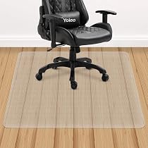 Tapis De Protection Transparent Pour Chaise De Bureau - PVC, Antidérapant, Protège Sols Durs 60x120cm à 100x140cm - 5