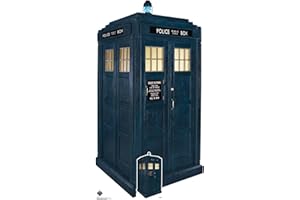 Star Cutouts SC4391 Doctor Who TARDIS Police Box Large Cardboard Cutout – Essential Sci-Fi Centrepiece for Whovian Displays