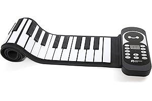 STREETLIFE Piano electrónico con 49 teclas, color negro