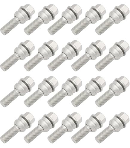 Frankberg Wielbouten, 10 stuks, compatibel met 911 991 997 B o x s t e r C a y m a n 981 987 P a n a m e r a 970 971 2.7L 4.8L 2006 2021 WHT006978