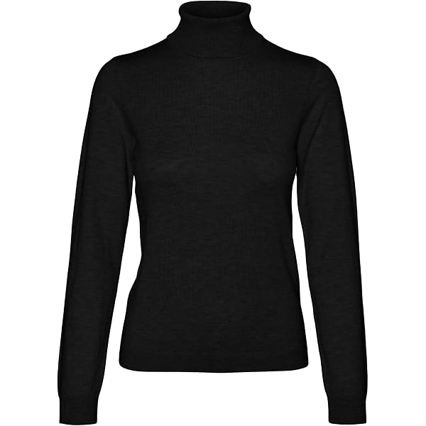 Pull en maille vmplaza pull-overs gris - light grey melange Vero Moda