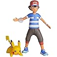 Wicked Cool Toys, LLC Pokemon 4.5 Inch Battle Feature Action Figure - Ash and Pikachu