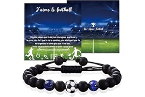BOYATONG Bracelet Foot, Cadeau Ado Garcon 4 5 6 7 8 9 10 11 12 13 14 15 16 Ans, Cadeau pour Paques, Communion, Confirmation