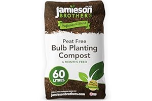 Jamieson Brothers Peat Free Bulb Planting Compost with added John Innes 60L Professional Blend - Specially formulated mix which comes with 6 months feeding as standard