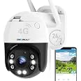 Telecamera Di Sorveglianza Interna GENBOLT 4G LTE Con Scheda SIM - 2.5K, Rilevamento Umanoide, Auto Tracking | Senza WiFi, Per Fattorie E Garage
