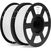 ELEGOO PLA+ Filament 1.75 2 kg White | PLA Plus for 3D Printer, Dimensional Accuracy +/- 0.03mm, 3D Filament Spool, for Most