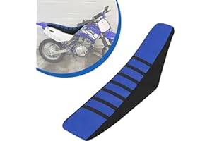 JFG RACING Funda Asiento Moto,Azul Funda Asiento Goma Universal Protector Asiento Moto para Dirt Bike Pit Bike Enduro Motocross