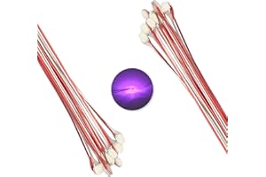 DiCUNO 20Pcs. vorverdrahtet Mikro LED Dioden 16CM, 0805 SMD gelötete Mini LED Leuchtdiode mit Schützhülle aus Klebstoffe für Modelbau, Lichtprojekt, Handarbeit, UV