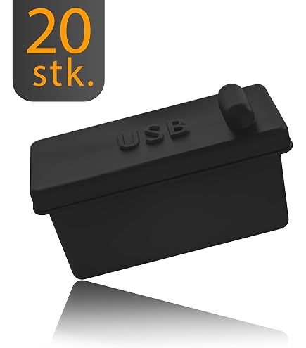 Sourcing Map 35 Bouchons Anti-poussière USB-A En Silicone - Multicolore (noir/blanc/transparent/orange/vert/bleu/rose)
