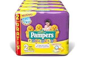 Pampers Progressi Mini,120 Pannolini, Taglia 2 (3-6 kg)