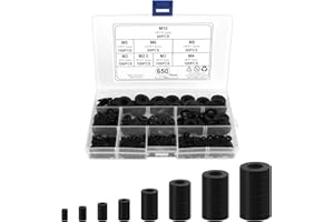 Jubaopen Joints Toriques Rondelle Assortiment Kit Rondelle Étanchéité Rondelles Plastique Assortiment Joint Rondelle Nylon Rondelle avec Boite