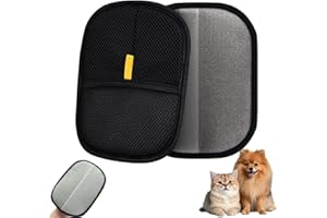 Lysjoy 2 Piezas Guante removedor Pelo Mascotas, manopla Quita Recoge pelos Mascota electricos estaticos Guante Quita Pelo Gato y Perro Reutilizable Pet Hair Remover Glove para sofá, Ropa, Alfombra