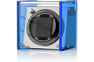 Watch Winder Smith Remontoir en plastique PE semi-transparent pour 1 montre