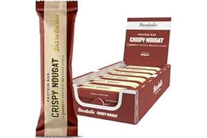 Barebells Protein Bars | 20g protein low carb chocolate bars | after workout low calorie snacks 12 x 55g (Crispy Nougat)