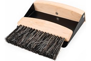 Bordssopare av trä och metall, spade och kvastset, bordskvast och spade, minihandsopborste och sopskyffel, bordsborste, bords