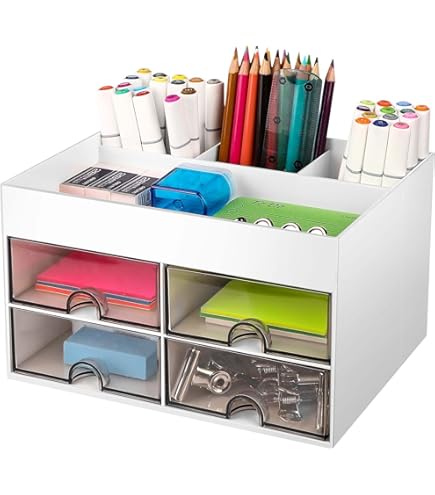 Bureau Organizer Voor Efficiëntie Met Multifunctionele Vakken En Papierhouder Voor Thuis En Kantoor