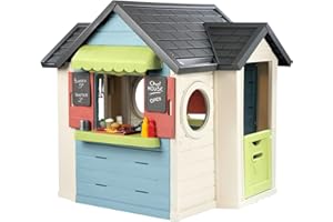 Smoby Life - Maison Chef House - Maison thème Cuisine et Marchande - Nombreuses Fonctions de Jeu - Matière Recyclée - A Partir de 2 Ans - Fabrication Française