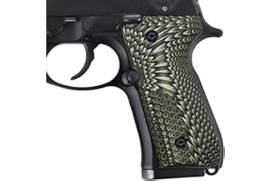 Beretta 92/96 Full Size G10 Grips,Beretta 92 FS, m9, 92a1, 96a1, 92 INOX Grips, in fit and Slim Down The Beretta Grips, Eagle Wings Texture, Brand by Guuun