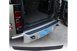 YIWANG Copertura per rivestimento della piastra paraurti posteriore in ABS nero per LR Defender 90 110, 2020-2022 - Accessori Auto