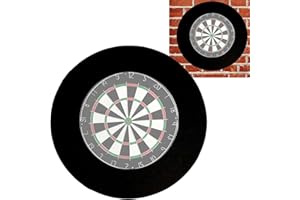 APEXDART Dartboard Surround Ring EVA Wall Protector fits 18''/45cm Dartboards Thick 1''/2.5cm 4 pieces