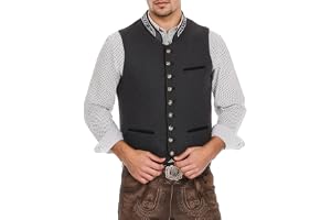 Traditionell väst för män, oktoberfest, väst, kostym, ståkrage, gilet, män