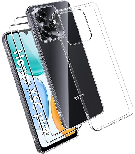 Holilo Custodia In Silicone + 2 Vetri Temperati 9H Per Honor 400 5G – Protezione Antigraffio E Antiurto, Trasparenza 99% - 3