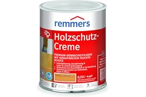Remmers Holzschutz-Creme 3in1 pinie/lärche, 0,75 Liter, tropffreie Holzlasur für aussen, 3facher Holzschutz mit Imprägnierung + Grundierung + Lasur