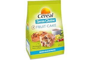 Céréal Fruit Cake Senza glutine, English Mini Cake, dolci senza glutine, merenda senza lattosio, 200 g