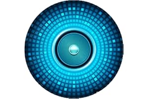 ZXHH Tappeto Rotondo Insonorizzato per Batteria - Tappetino Antiscivolo per Batteria Elettronica, Grancassa, Rullante e Altri Strumenti