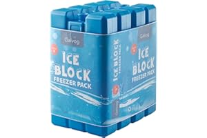 Galvog® Freezer Blocks Ice Packs 400mlx4 for Lunch Box | Long Lasting Reusable Ice Blocks For Cool Bags Lunch Boxes Coolers – Your Travel Camping Picnic Companion