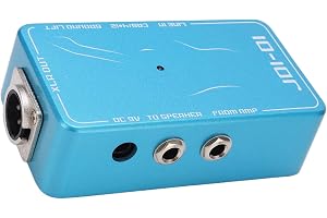 JDI01 Effektiv Amp Simulator DI Box Gitarr Effekt Pedal Högtalare Blue Metal