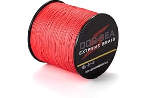 DORISEA Fil de pêche tressé 100 % PE 300 m - Fil de pêche de 6 à 250 kg - Résistant à l'abrasion - Incroyable superline - Zéro étirement - Petit diamètre