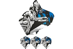Shepperton Design Studios Original Stormtrooper Officially Licensed Dart Flights, Standard No2 Shape, 100 Micron, Available in Multiple Designs and Pack Sizes.